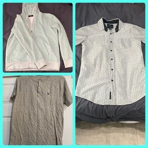 ‼️😱Lot of SMALL Shirts, Button up, ZIP up Hoodie